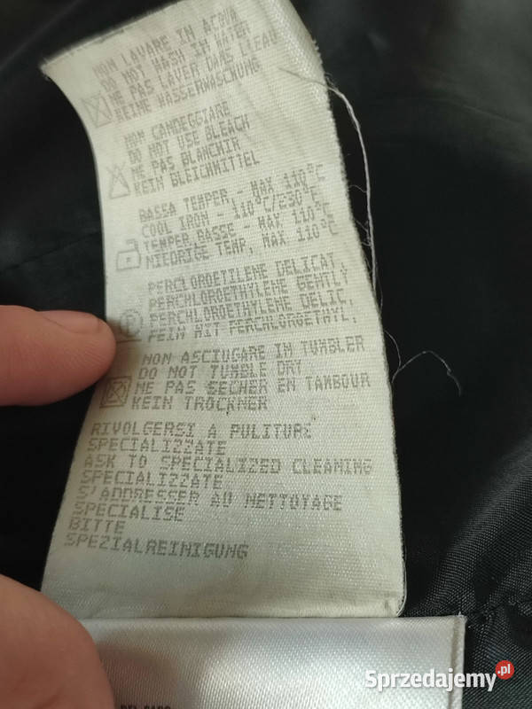 Kurtka Emporio Armani skóra naturalna vintage S