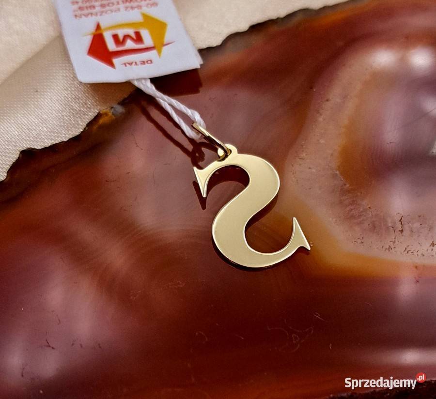 20 Wisiorek Złoty pr585 Literka S Z1212 Poznań sprzedam