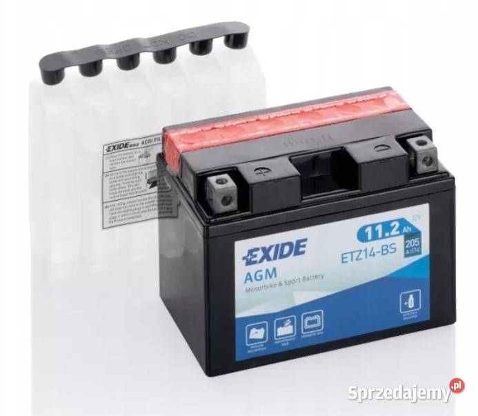 Akumulator motocyklowy EXIDE ETZ14BS YTZ14BS 12V Akumulatory motocyklowe dolnośląskie