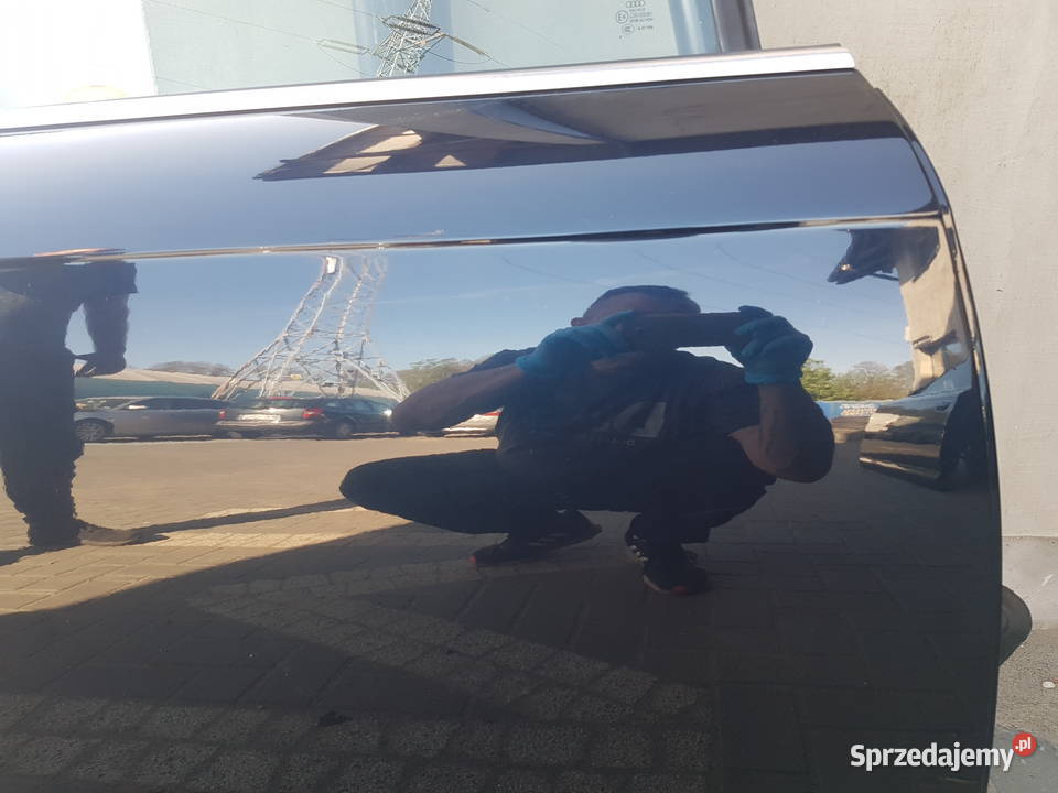 AUDI A6 C6 SEDAN DRZWI PRAWE TYL GRANATOWE LZ5D Turek