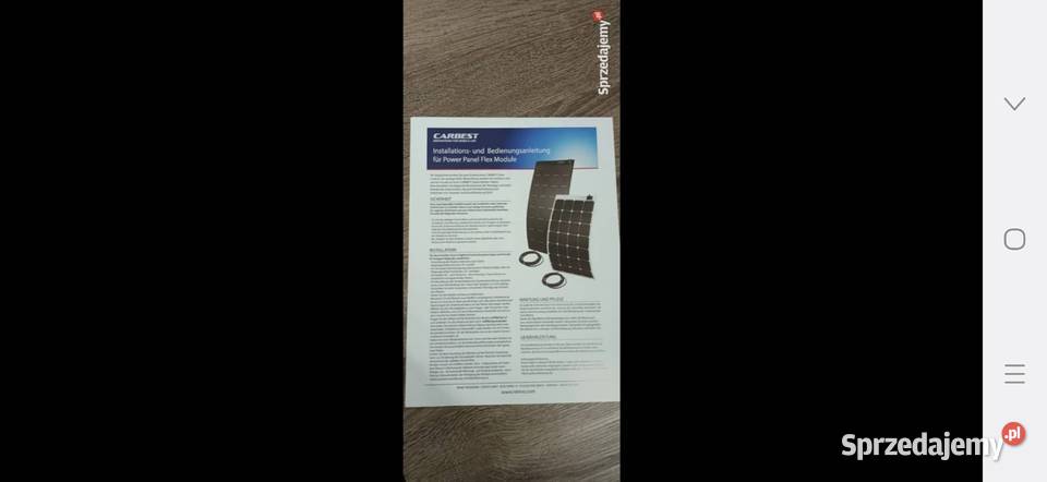 Panel solarny Carbest Power Flex 80w 12V Kutno sprzedam