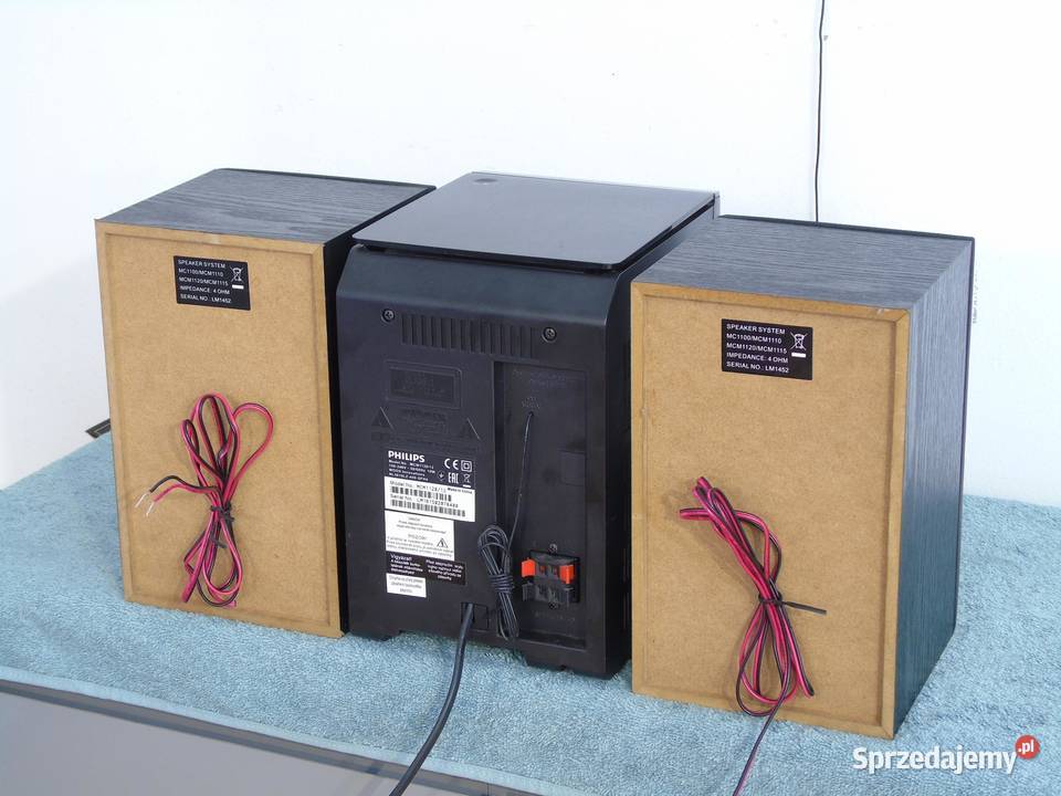 Wieża Philips MCM 1120 CD USB mp3 mag kolumny Jasło