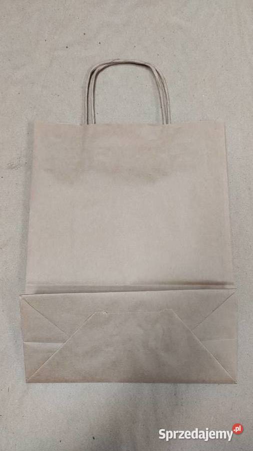 Torba Papierowa Ekologiczna 24x10x32 Paczkomat Katowice