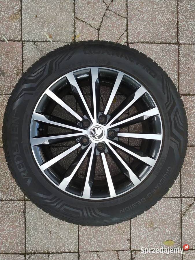 Oryginalne felgi Skoda Trinty 18 opony pomorskie Bytów