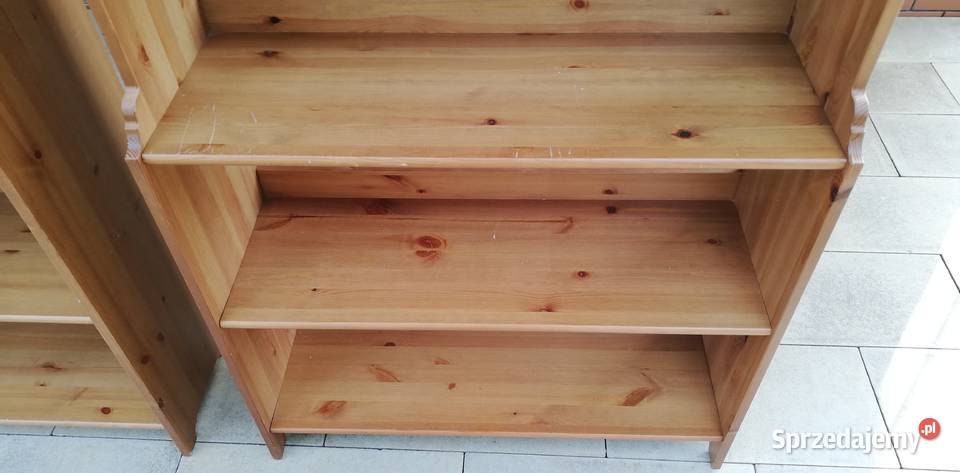 Regał drewniany Ikea Leksvik półki biblioteczka Garwolin