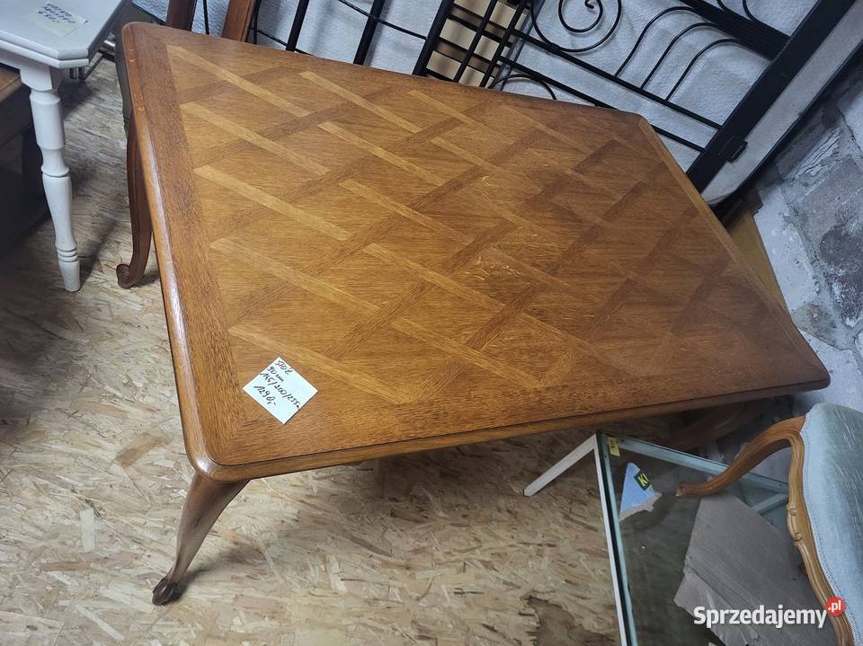 Stylowy stół LUDWIKOWSKI chippendale dębowy z 255cm Stoły