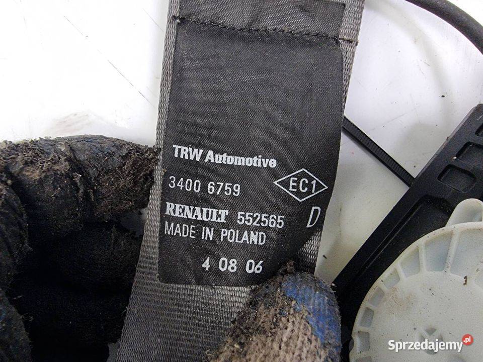 PAS BEZPIECZŃSTWA RENAULT CLIO III 33056054A osobowe Lipno