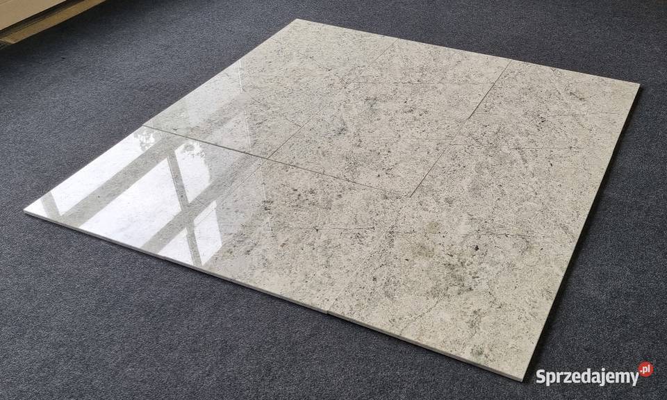 Płytki granitowe Colonial White polerowane białe Bielawa