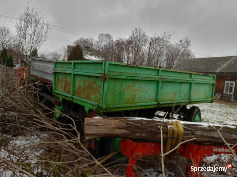 Przyczepa rolnicza przyczepa sztywna przyczepa Łysiny