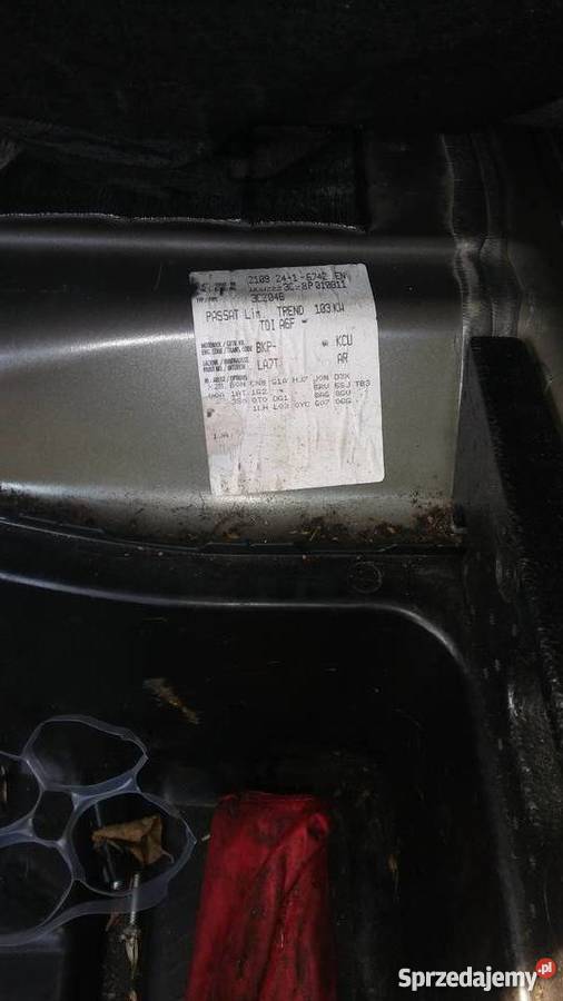 VW PASSAT 2007 SILNIK BKP SKRZYNIA KCU LAKIER elektrochrom. lusterka boczne Mielec