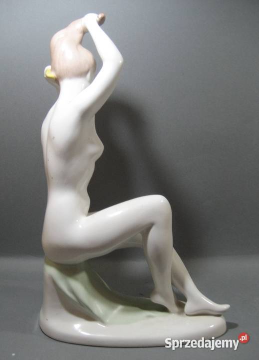 Figurka Porcelanowa Akt Aquincum Węgry 23 mazowieckie