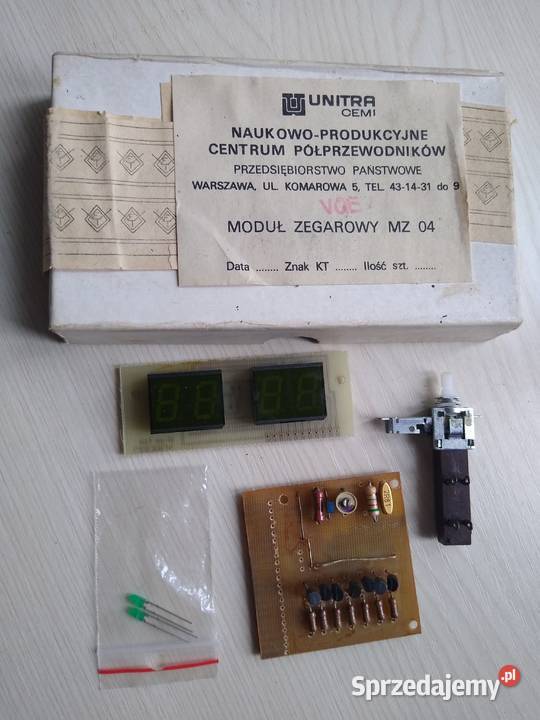 Moduł zegarowy MZ 04 UNITRA CEMI Prostyń