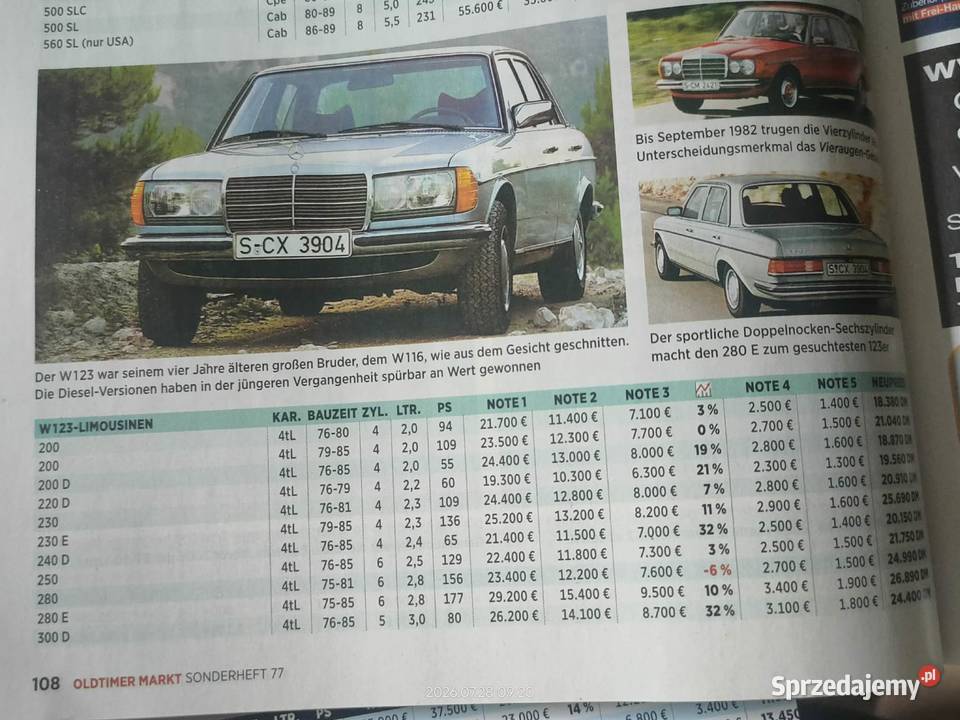 Mercedes W123 240 d Opole