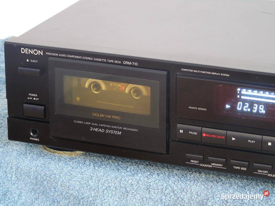 Magnetofon Denon DRM710 3 głowice WYSYŁKA Jasło