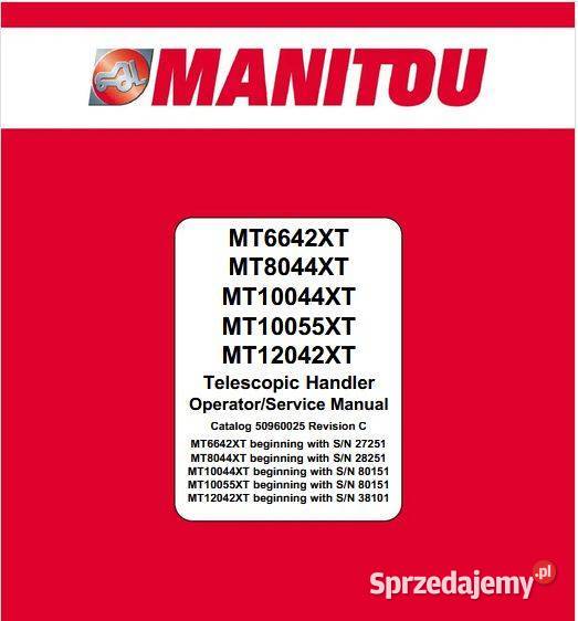 Manitou MT6642XT MT8044XT MT10044XT MT10055XT motoryzacja, transport Kielce