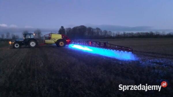 Lampa robocza LED kwadratowa 27W 500lm niebieska Kamionna