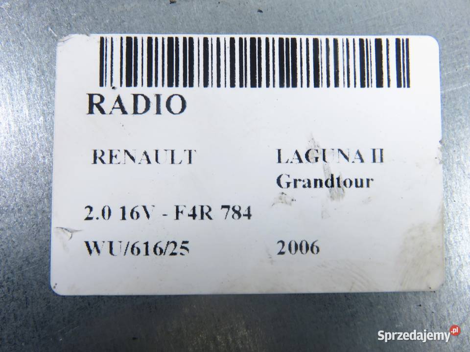 RADIO RENAULT LAGUNA II 8200964837 sprzedam
