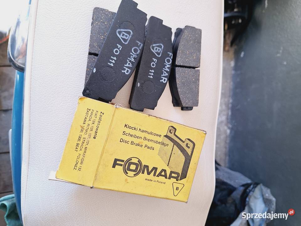 Klocki hamulcowe fomar fiat 125p 127 131 132 Gliwice