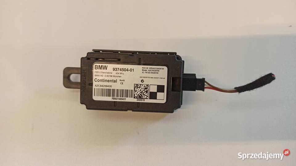 ODBIORNIK FAL RADIOWYCH BMW F20 F21 9374504