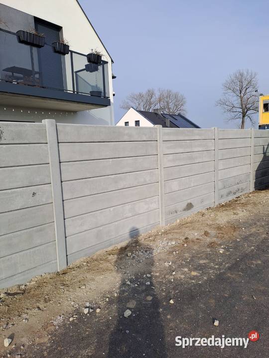 Ogrodzenia betonowe Leszno wielkopolskie usługi budowlane