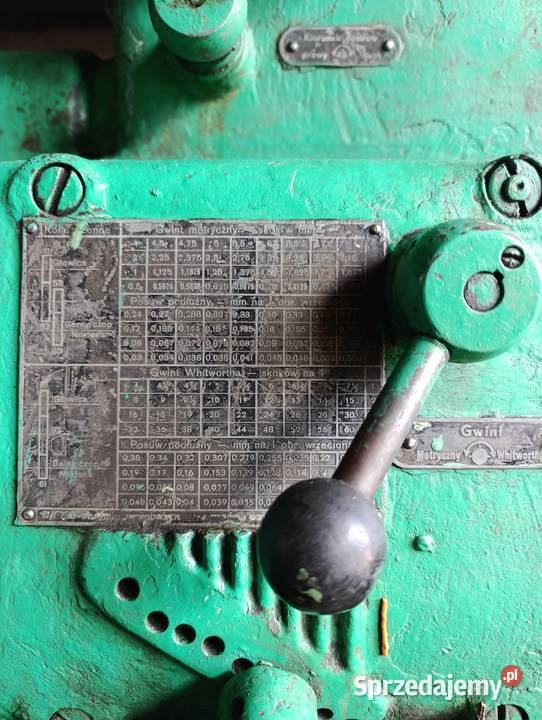 Tokarka do metalu starodawna CTR 654N obrabiarka Kielce