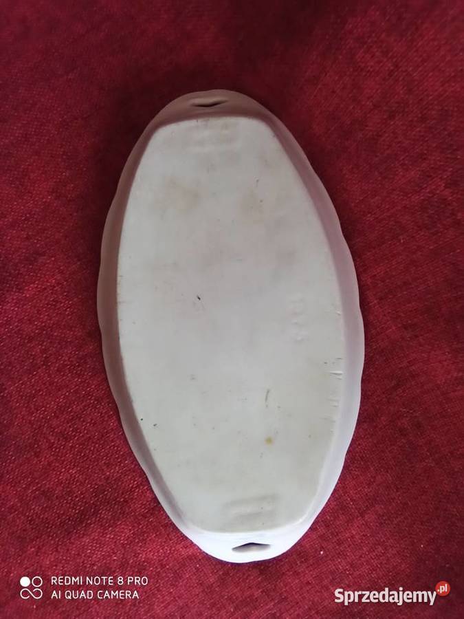 Porcelanową tacka z uchwytami Przepiękny pomorskie Gdańsk