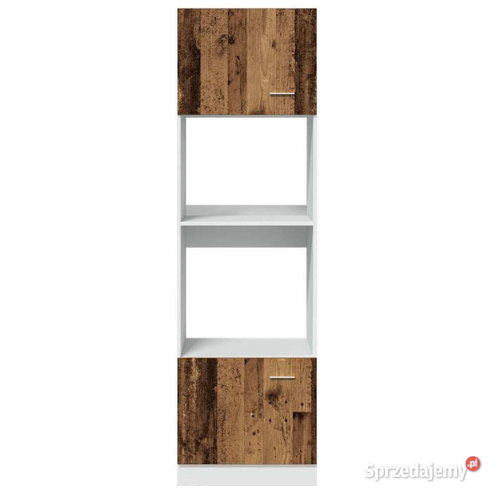 Szafka na mikrofalówkę stare drewno 60x57x207 Warszawa