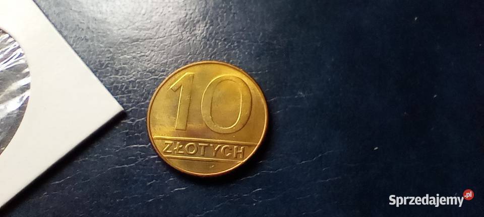 Stare monety 10 złotych 1990 Polska Lesko