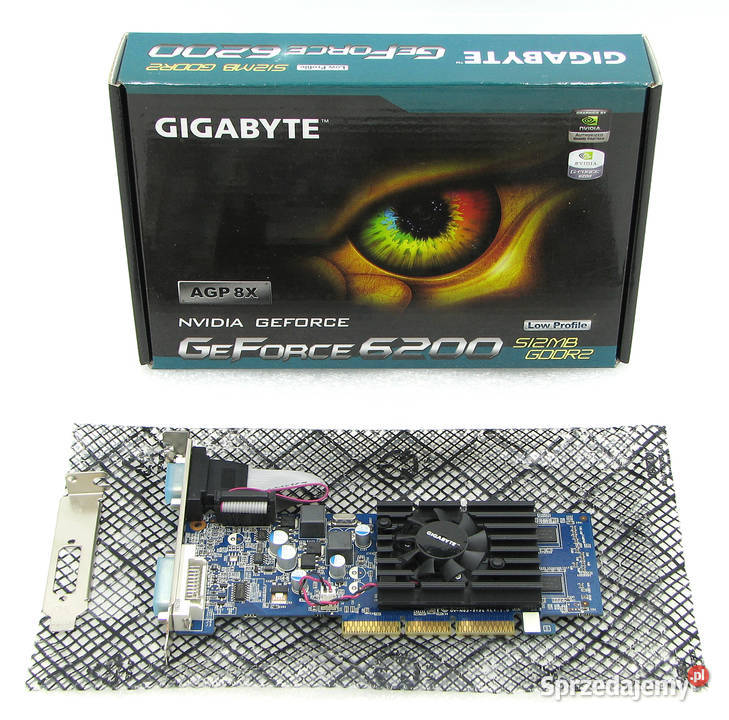 Gigabyte Geforce 6200 512MB 64bit DDR AGPx8 Cielądz sprzedam