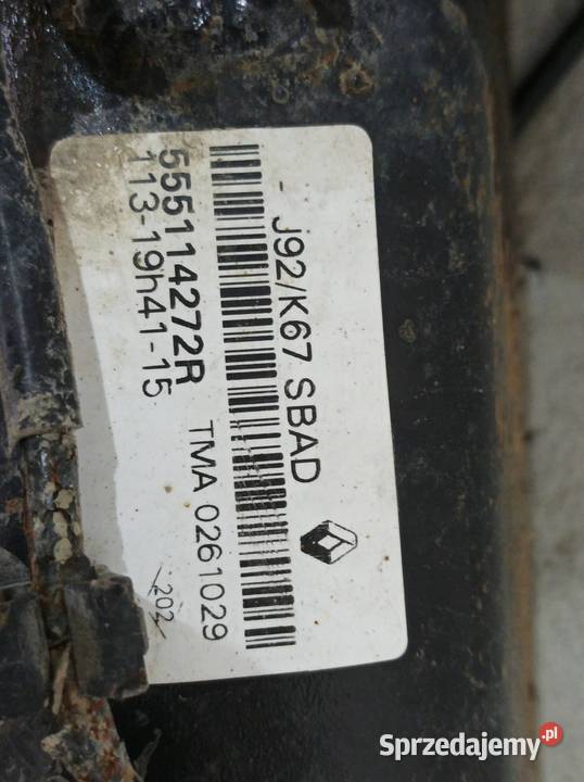 BELKA ZAWIESZENIA TYŁ BĘBNY 555114272R Dacia