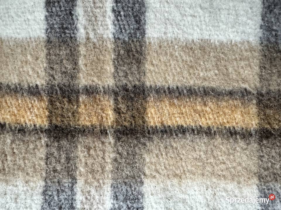 Koc pled Wooltex 100 wełny r170x200 Łódź