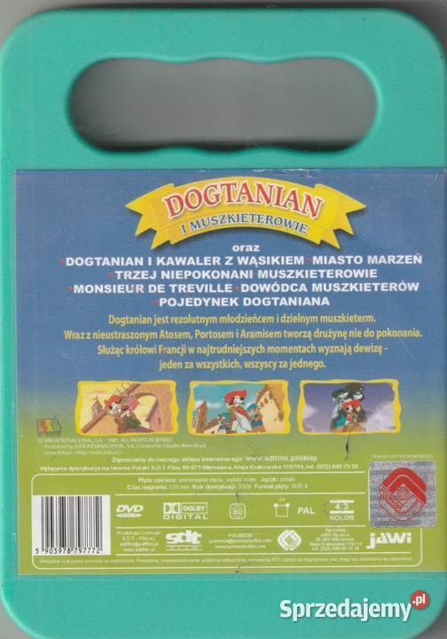 DOGTANIAN I MUSZKIETEROWIE Cz1 Podróż Dogtaniana Pruszków sprzedam