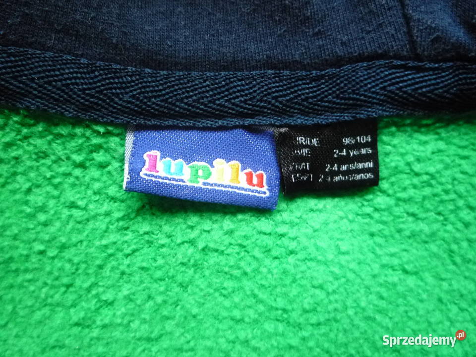 Lupilu r 98104 Bluza zielona z kapturem Szczecin