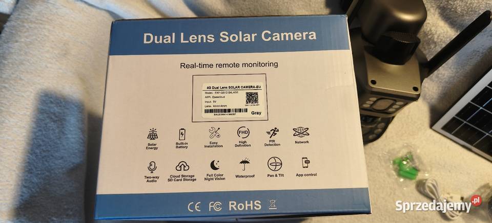 Kamera Solarna 4K 8MP 4G na kartę SIM Zamość