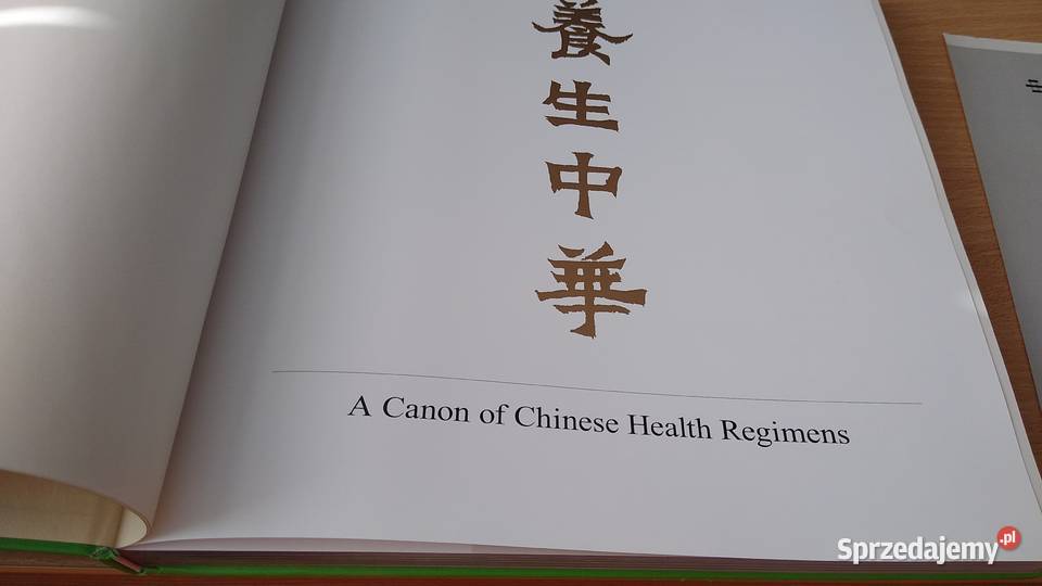A canon of Chinese health regiments Ren Xiran ISBN 9787509008287 Gdańsk