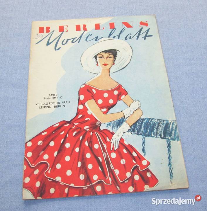 Berlins Modenblatt 51962 Vintage z kompletem Skępe