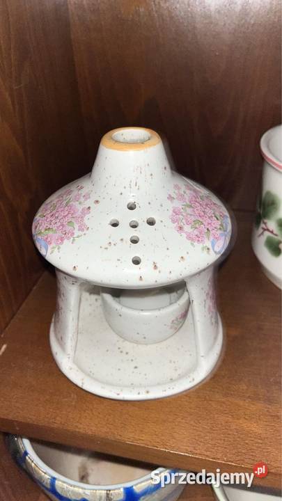 Kominek na T light Kwiatowy Porcelana i szkło pomorskie Gdańsk