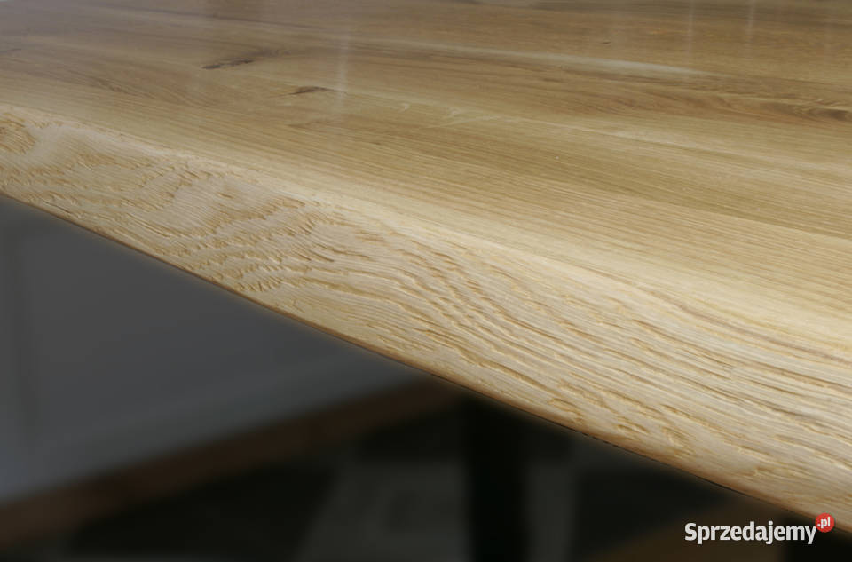 Stół dębowy na metalowych nogach styl loft 78cm Wrocław