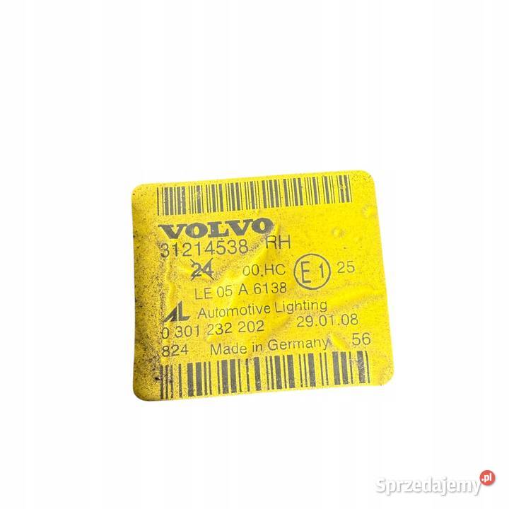 Lampa reflektor przód przednia prawa VOLVO C30 osobowe Barłogi sprzedam