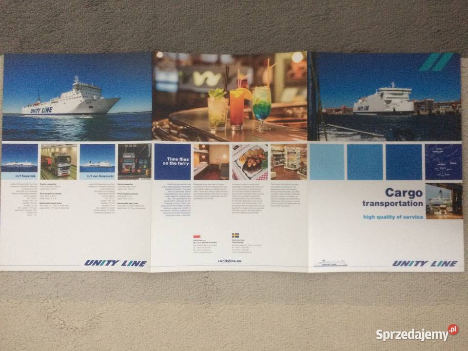 783 Linie Promowe Unity Line zachodniopomorskie Szczecin sprzedam