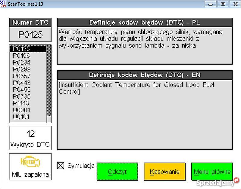 ELM327 v3 STN1170 Diagnoza OBD2 MSCAN Ford Diagnostyka silnika i elektroniki Gliwice sprzedam