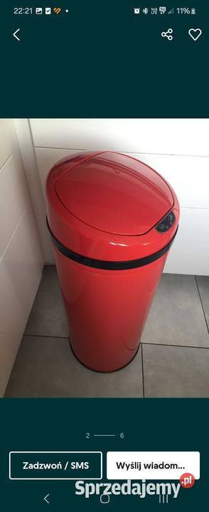 Kosz na smieci samo otwierający się hit WC Tarnowskie Góry
