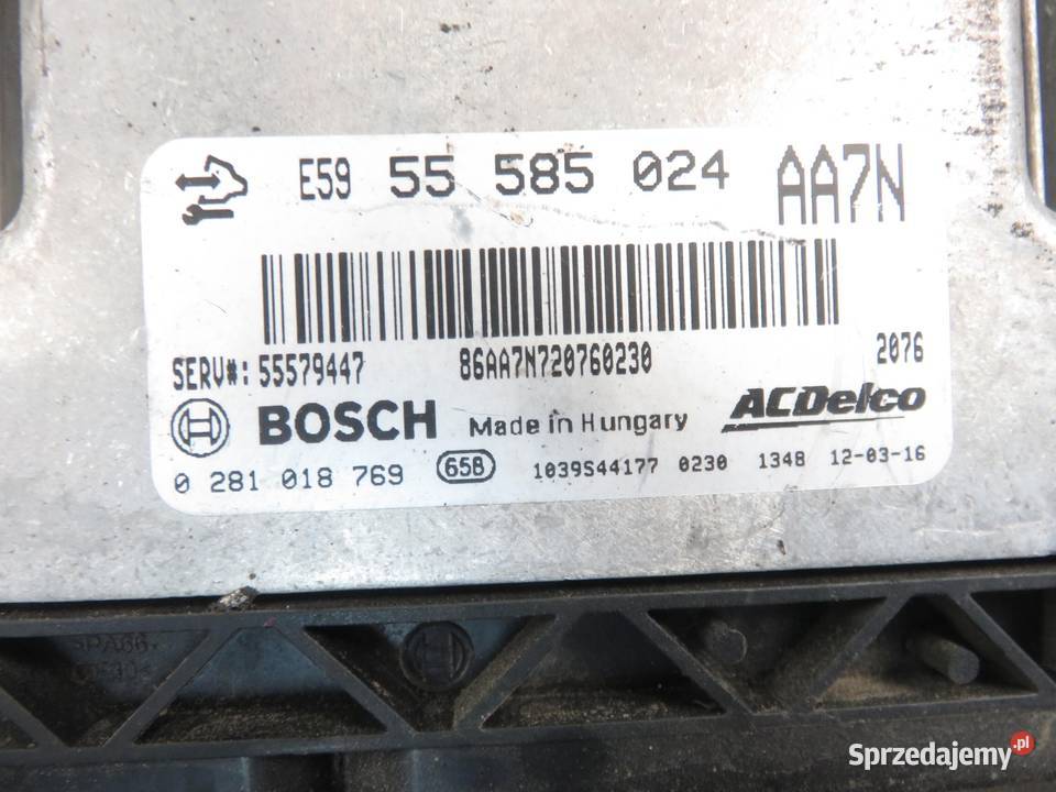 STEROWNIK OPEL INSIGNIA A 20 CDTI 0281018769