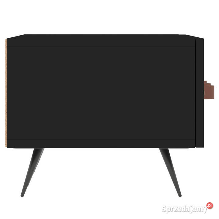 Szafka pod TV czarna 150x36x30 materiał Warszawa