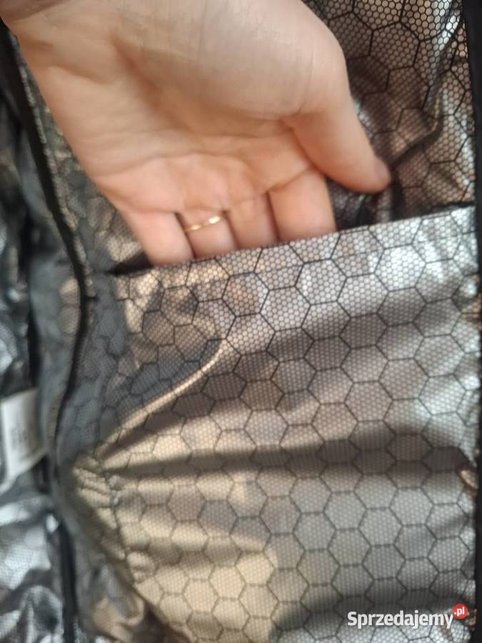 Lekka Kurtka Pikowana Grafitowa Efekt mazowieckie Otwock sprzedam