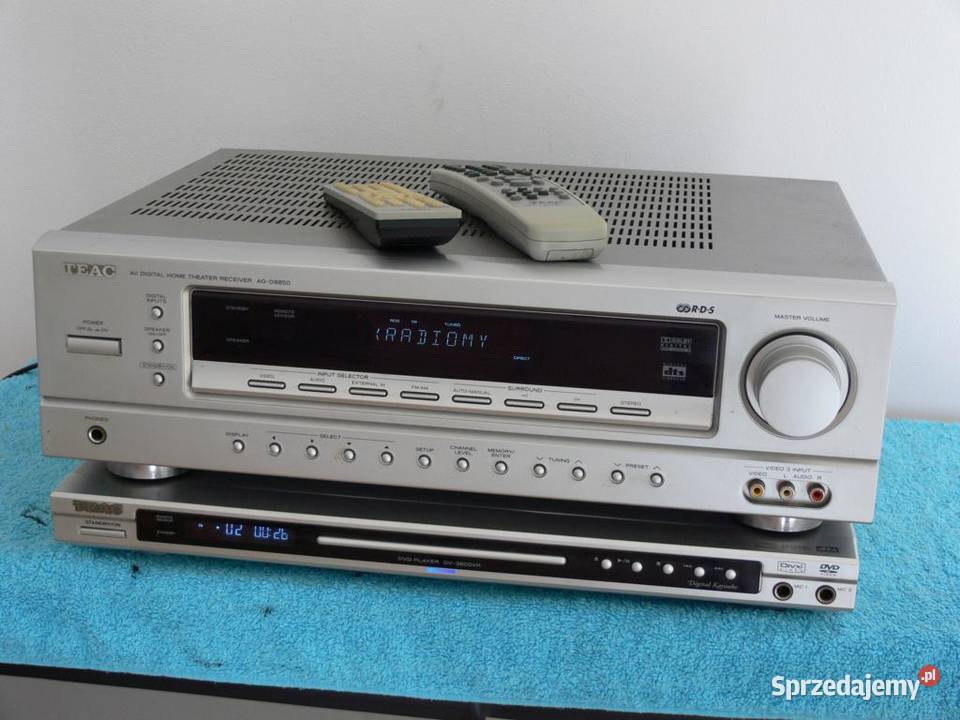 Amplituner i CD TEAC piloty mocny WYSYŁKA podkarpackie Jasło