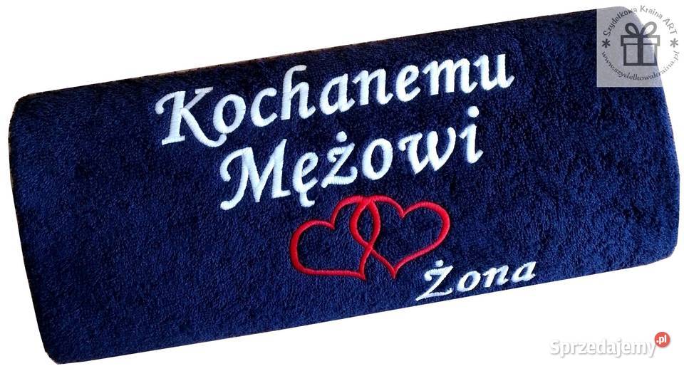 Ręcznik Z HAFTEM imię PREZENT imieniny URODZINY Toruń