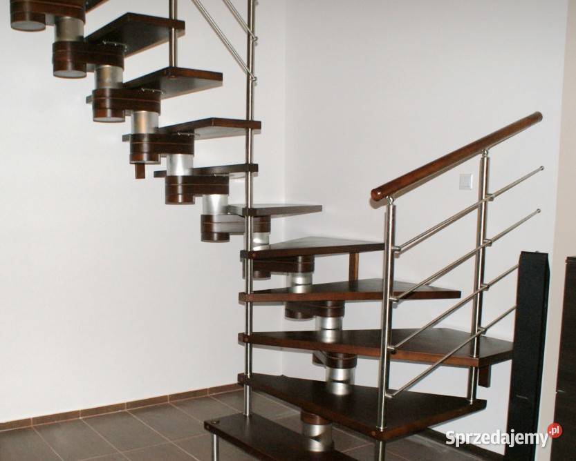 Schody drewniane CORA model Moreno 220 vertical drewno Kościan sprzedam