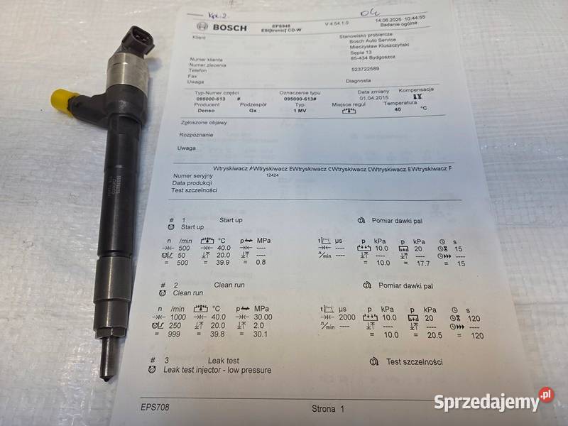 WTRYSK WTRYSKI WTRYSKIWACZE OPEL ASTRA K J osobowe