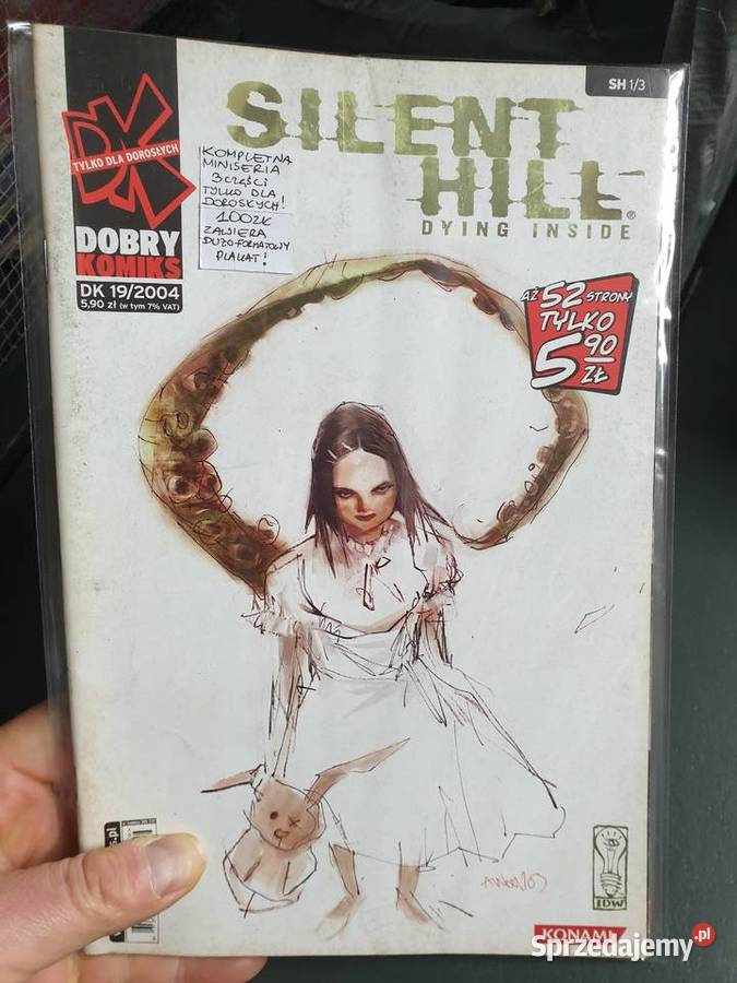 Silent Hill kompletna miniseria 3 komiksy 2004